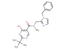 N-[(1-benzyl-1H-imidazol-2-yl)methyl]-2-tert-butyl-4-hydroxy-N-methylpyrimidine-5-carboxamide