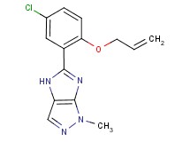 5-[2-(allyloxy)-5-chlorophenyl]-1-methyl-1,4-dihydroimidazo[4,5-c]pyrazole