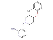 3-{[4-(2-methylphenoxy)-1-piperidinyl]methyl}-2-pyridinamine