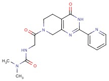 N,N-dimethyl-N'-[2-oxo-2-(4-oxo-2-pyridin-2-yl-4,5,6,8-tetrahydropyrido[3,4-d]pyrimidin-7(3H)-yl)ethyl]urea