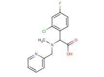 (2-chloro-4-fluorophenyl)[methyl(pyridin-2-ylmethyl)amino]acetic acid