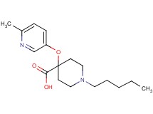 4-[(6-methylpyridin-3-yl)oxy]-1-pentylpiperidine-4-carboxylic acid