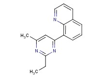 8-(2-ethyl-6-methylpyrimidin-4-yl)quinoline