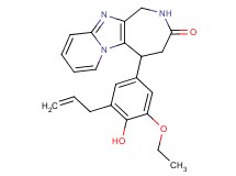 5-(3-allyl-5-ethoxy-4-hydroxyphenyl)-1,2,4,5-tetrahydro-3H-pyrido[1',2':1,2]imidazo[4,5-c]azepin-3-one