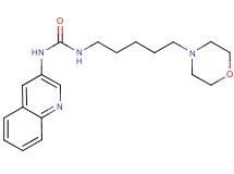 N-(5-morpholin-4-ylpentyl)-N'-quinolin-3-ylurea