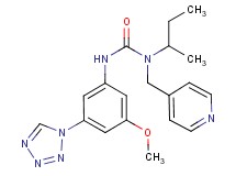 N-(sec-butyl)-N'-[3-methoxy-5-(1H-tetrazol-1-yl)phenyl]-N-(pyridin-4-ylmethyl)urea