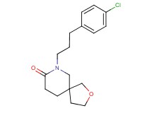 7-[3-(4-chlorophenyl)propyl]-2-oxa-7-azaspiro[4.5]decan-8-one