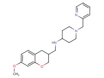 N-[(7-methoxy-3,4-dihydro-2H-chromen-3-yl)methyl]-1-(pyridin-2-ylmethyl)piperidin-4-amine