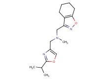 1-(2-isopropyl-1,3-oxazol-4-yl)-N-methyl-N-(4,5,6,7-tetrahydro-1,2-benzisoxazol-3-ylmethyl)methanamine
