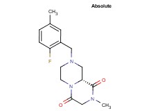 (9aR)-8-(2-fluoro-5-methylbenzyl)-2-methyltetrahydro-2H-pyrazino[1,2-a]pyrazine-1,4(3H,6H)-dione