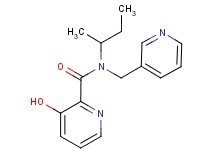N-(sec-butyl)-3-hydroxy-N-(pyridin-3-ylmethyl)pyridine-2-carboxamide