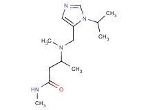 3-[[(1-isopropyl-1H-imidazol-5-yl)methyl](methyl)amino]-N-methylbutanamide
