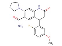 4-(2-fluoro-5-methoxyphenyl)-2-oxo-7-pyrrolidin-1-yl-1,2,3,4-tetrahydroquinoline-6-carboxamide