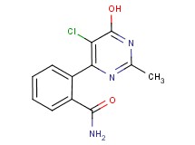 2-(5-chloro-6-hydroxy-2-methylpyrimidin-4-yl)benzamide