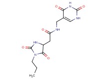 2-(2,5-dioxo-1-propylimidazolidin-4-yl)-N-[(2,4-dioxo-1,2,3,4-tetrahydropyrimidin-5-yl)methyl]acetamide