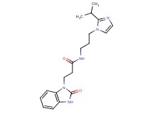 N-[3-(2-isopropyl-1H-imidazol-1-yl)propyl]-3-(2-oxo-2,3-dihydro-1H-benzimidazol-1-yl)propanamide