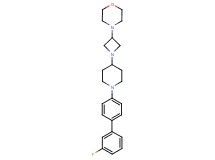 4-{1-[1-(3'-fluoro-4-biphenylyl)-4-piperidinyl]-3-azetidinyl}morpholine