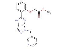 methyl {2-[1-(3-pyridinylmethyl)-1,4-dihydroimidazo[4,5-c]pyrazol-5-yl]phenoxy}acetate