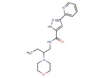 N-(2-morpholin-4-ylbutyl)-3-pyridin-2-yl-1H-pyrazole-5-carboxamide