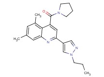 5,7-dimethyl-2-(1-propyl-1H-pyrazol-4-yl)-4-(pyrrolidin-1-ylcarbonyl)quinoline