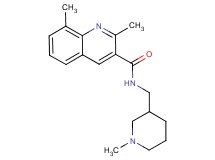 2,8-dimethyl-N-[(1-methylpiperidin-3-yl)methyl]quinoline-3-carboxamide