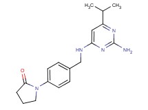 1-(4-{[(2-amino-6-isopropylpyrimidin-4-yl)amino]methyl}phenyl)pyrrolidin-2-one