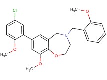 7-(5-chloro-2-methoxyphenyl)-9-methoxy-4-(2-methoxybenzyl)-2,3,4,5-tetrahydro-1,4-benzoxazepine