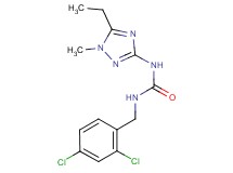 N-(2,4-dichlorobenzyl)-N'-(5-ethyl-1-methyl-1H-1,2,4-triazol-3-yl)urea