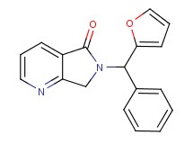 6-[2-furyl(phenyl)methyl]-6,7-dihydro-5H-pyrrolo[3,4-b]pyridin-5-one