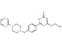 6-propyl-2-{4-[(4-pyrazin-2-ylpiperazin-1-yl)methyl]phenyl}pyrimidin-4(3H)-one