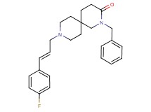 2-benzyl-9-[(2E)-3-(4-fluorophenyl)prop-2-en-1-yl]-2,9-diazaspiro[5.5]undecan-3-one