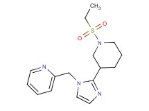 2-({2-[1-(ethylsulfonyl)piperidin-3-yl]-1H-imidazol-1-yl}methyl)pyridine
