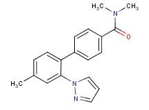 N,N,4'-trimethyl-2'-(1H-pyrazol-1-yl)biphenyl-4-carboxamide