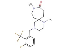4-[3-fluoro-2-(trifluoromethyl)benzyl]-1,9-dimethyl-1,4,9-triazaspiro[5.6]dodecan-10-one
