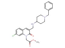 methyl [3-{[(1-benzyl-4-piperidinyl)amino]methyl}-7-chloro-2-oxo-1(2H)-quinolinyl]acetate