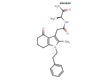 N~2~-{[2-methyl-4-oxo-1-(2-phenylethyl)-4,5,6,7-tetrahydro-1H-indol-3-yl]acetyl}-L-alaninamide