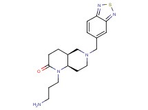 rel-(4aS,8aR)-1-(3-aminopropyl)-6-(2,1,3-benzothiadiazol-5-ylmethyl)octahydro-1,6-naphthyridin-2(1H)-one dihydrochloride