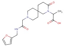 2-(9-{2-[(2-furylmethyl)amino]-2-oxoethyl}-3-oxo-2,9-diazaspiro[5.5]undec-2-yl)propanoic acid