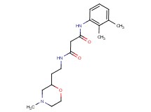 N-(2,3-dimethylphenyl)-N'-[2-(4-methylmorpholin-2-yl)ethyl]malonamide