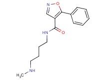 N-[4-(methylamino)butyl]-5-phenylisoxazole-4-carboxamide