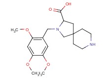 2-(2,4,5-trimethoxybenzyl)-2,8-diazaspiro[4.5]decane-3-carboxylic acid