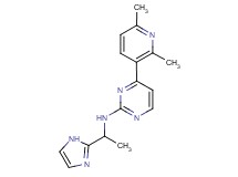 4-(2,6-dimethylpyridin-3-yl)-N-[1-(1H-imidazol-2-yl)ethyl]pyrimidin-2-amine