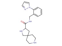 N-[2-(1H-pyrazol-1-yl)benzyl]-2,8-diazaspiro[4.5]decane-3-carboxamide dihydrochloride