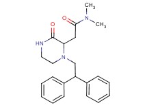 2-[1-(2,2-diphenylethyl)-3-oxo-2-piperazinyl]-N,N-dimethylacetamide