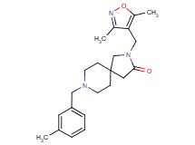 2-[(3,5-dimethylisoxazol-4-yl)methyl]-8-(3-methylbenzyl)-2,8-diazaspiro[4.5]decan-3-one