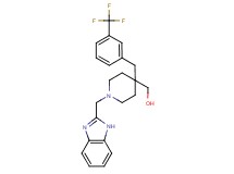 {1-(1H-benzimidazol-2-ylmethyl)-4-[3-(trifluoromethyl)benzyl]-4-piperidinyl}methanol