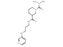 N~1~,N~1~-dimethyl-N~3~-[3-(3-pyridinylamino)propyl]-1,3-piperidinedicarboxamide