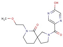 2-[(5-hydroxypyrazin-2-yl)carbonyl]-7-(2-methoxyethyl)-2,7-diazaspiro[4.5]decan-6-one