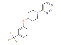 4-{4-[3-(trifluoromethyl)phenoxy]piperidin-1-yl}pyrimidine