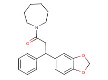 1-[3-(1,3-benzodioxol-5-yl)-3-phenylpropanoyl]azepane